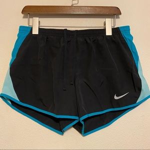 Black with Blue Nike Shorts